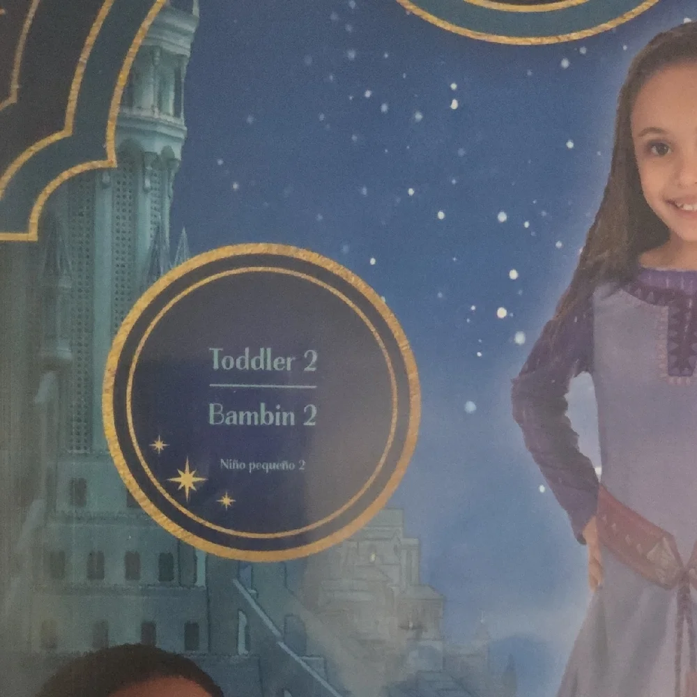 Disney Wish Asha Kids Costume - Purple